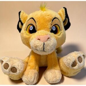Disney Parks Simba Plush The Lion King Sitting Lion Cub Gold Yellow 12 Inch